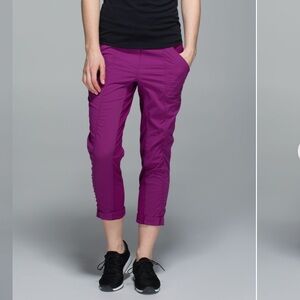 Lululemon Street To Studio Pant II 7/8 Regal Plum Purple size 12